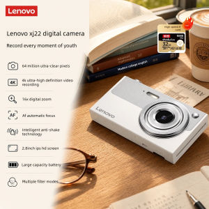 Lenovo | Lenovo XJ22 Digital Camera 16X Digital Zoom Photo Camera Student Outdoor Anti-Shake Digital Video Autofocus with 32G 128G Card