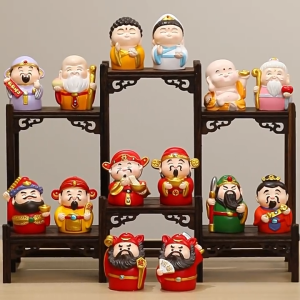 Bộ decor phong thuỷ trang trí nhà cửa bàn làm việc dùng để cúng dường và mang ý nghĩa may mắn tài lộc