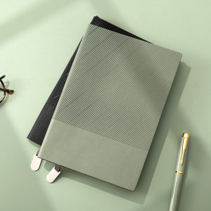 Thickened Soft Leather A5 Notebook Customizable Logo Work Diary High End Office Meeting Record Student Teacher Gift