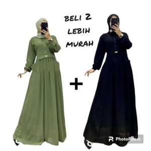 baju gamis lebaran terbaru 2024 viral