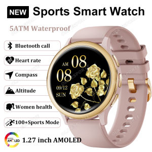 Women Smart Watch Bluetooth Call Message Preview Health Sleep Monitor Smartwatch 100+ Sports Modes Fitness Clock Voice Assistant