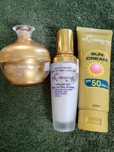 bộ 3 dưỡng trắng da nám