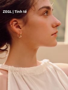 zengliu | New Trendy Gold Earrings Simple Elegant Unique High-end Ear Hoops