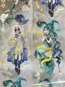 Pure Love Boyfriend Green Light Paste Paper Tape Flow Mugu Card Stock Material Business Supplies Cultural Goods