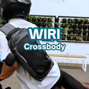 TORCH Wiri Tas Selempang Laptop 13 inch Ringan Anti Air Pria Wanita Anti Hujan  - Crossbody Outdoor Riding with Rain Cover MetroRide