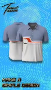 Turcoman-Jersey tenis/Golf pria kerah dry fit strech Uv Protection Sport