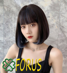 Tóc giả nữ vic đính line xanh 521💖FREESHIP💖 tóc giả nữ nguyên đầu tóc vic nữ Sỉ 120k