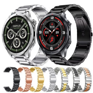 22mm Magnetic Loop Strap For OnePlus Watch 3 2 2R/OnePlus 46mm Metal Bracelet For OPPO Watch 4 Pro X X2/ Realme Watch S 2 3 Pro