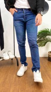 ZWECKOUT LABEL - Celana Jean Panjang Pria Slimfit Bio Wash