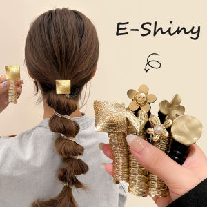 Creative Magic Hair Weaving Scrunchie Telephone Line Hair Band For Women Girls Elastic Rubber Band Fashion Hair Accessories