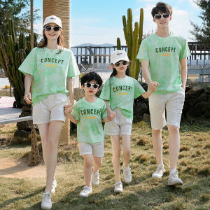 Couples Summer Fashion Short Sleeve T-shirts Casual Sports Wear Group Activity Spring Outing Trendy Leisure Matching Set