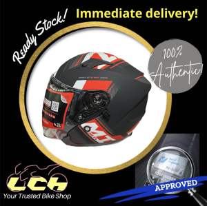 MT HELMET SIDEWAYS B5 MATT RED / BLACK