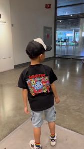 ลูกด้วย เสื้อยืดลายน่ารักๆ เสื้อยืดเด็ก LIKI KIDS X LIKI KIDS X MONSTER2 สร้างสีสัน สำหรับเด็กๆ