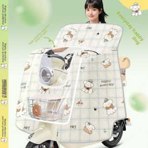 HELLOLEIBOO | Small Electric Vehicle Windshield Cover Summer Rainproof Sunshade Hood Battery Car Universal Windproof Four Seasons New Model