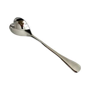 18/10 Stainless Steel Heart Shaped Dessert Spoon Adult 304 Stainless Steel Cute Peach Heart Spoon Seasoning Soup Children Spoon Cheese