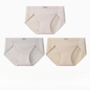 MiiOW | Pure Cotton High Slit Triangle Womens Underwear Anti-Bacterial Seamless Comfortable Briefs For Teenage Girls Daily Wear