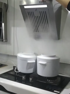 Tixx เครื่องดูดควัน เครื่องดูดควันขนาดเล็ก แรงดูดสูง แรงดูดสูงและเสียงเบา ไฟLED สเตนเลสสตีล แถมท่อดูดควัน