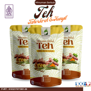 Minuman Serbuk Teh Jahe Serai & Kunyit Isi 20 Tea Bag Tumeric Ginger Lemongrass Tea