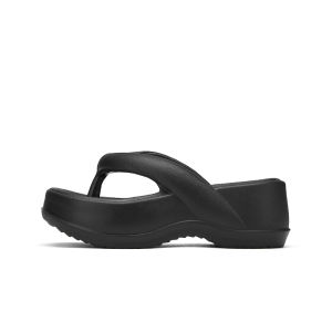 Hotwind Thick Heel Sandals Womens Summer New Casual Outdoor Slippers Beach Shoes Rubber Upgraded Version Flat Sandals