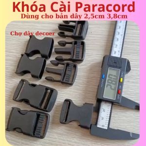Khóa Nhựa Đa Năng Tháo Rời 2.5cm/3.8cm/5.6cm/6.9cm Cho Balo Túi Xách Bao Lô - Phong Cách Trang Trí