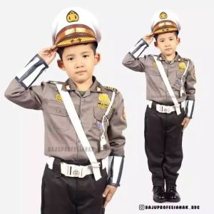 PROFESI Seragam anaak polantas TNIPILOT anak tkbaju polisi anak