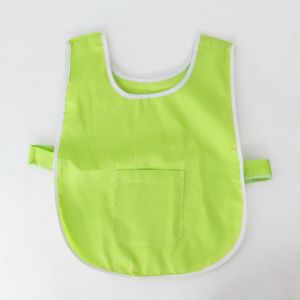 ผ้ากันเปื้อนเด็กอนุบาลผ้าโทเรพร้อมปักชื่อฟรี! สะดวก กันหลุดง่าย