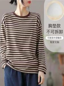 Womens Long Sleeve One-Piece Sleepwear Cotton Leisure Thin Home Clothes Spring Autumn Winter Comfortable Nightgown Top