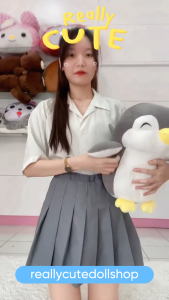 💛 ตุ๊กตาเพนกวินกลม Cutie Penguin ตัวใหญ่ 40 ซม. น่ารักน่ากอดสุด ๆ 🐧