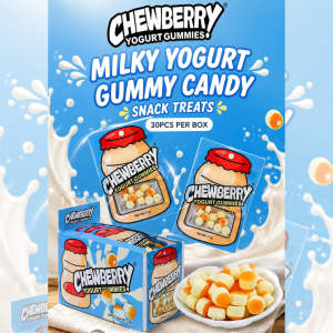 COD Chewberry Yogurt Gummies 30pcs Milky Gummy Candy per box Snack Treats For Birthday Lootbags Pangtindahan Wholesale