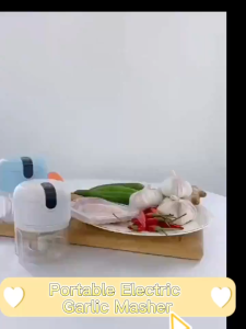 Electric Kitchen Food Chopper Mini Garlic Masher crusher USB Portable Meat Grinder Vegetable Chopper for Kitchen Gadgets