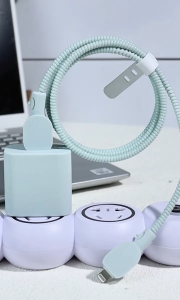 20W Charging Head/iPhone Compatible Protective Original Cable/Data Cable Protective Case/18W 3-Pin Plug Charger/充电器保护套