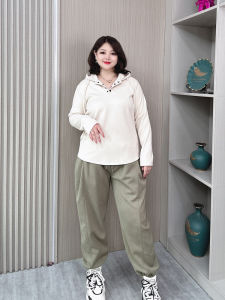 Spring Autumn Hoodie Womens New Large Size Casual Loose Long Sleeve Overhead Top Fashionable Slimming Belly Covering Comfortable Fit Sweatshirt