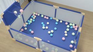 Playpen For Baby Play Fence Safety Baby Barriers For Toddler Playfence Breathable