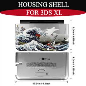 Vỏ Máy Thay Thế 3DS XL Chất Lượng Cao Bền Chắc Bao Gồm Cả Vỏ Trên Và Dưới Dành Cho Phụ Kiện Máy Chơi Game