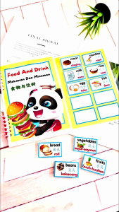 Baby Bus Interactive Busy Book | Trilingual三语 (BM+EN+CN) | Preschool Quiet Book | Early Learning Sticker Book
