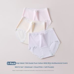 Hodo | High Waist Cotton Antibacterial Extended Crotch Tummy Control A-Class Underwear