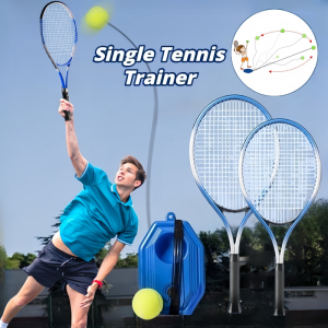 Beginner Outdoor Single Tennis Trainer Elastic Rope Ball Tennis Racket Set Kid/Adult Tennis Racket Self-Study Exercise