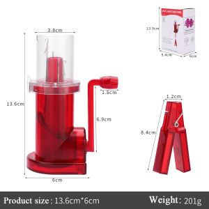 1pc Durable Rotating Hand Winding Machine Mini Hand Operated Knitting Tool Plastic Manual Spool Knitter for Weave Spool Knitter