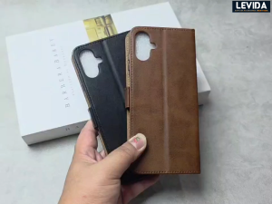 Flip Cover Kulit Leather Case Sarung Buku Kulit Case Samsung A06 5G