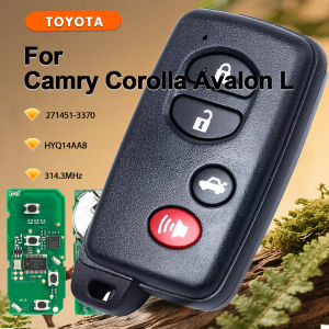 KEYECU for Toyota Camry Corolla Avalon L 271451-3370 E  HYQ14AAB Keyless Smart Remote Key 314.3MHz