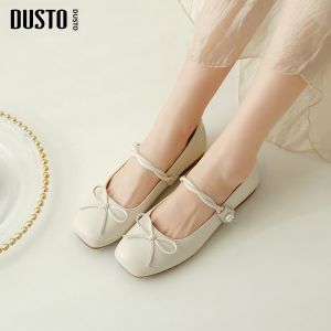 DUSTO | Autumn Stylish Soft Sole Ballet Shoes Bow