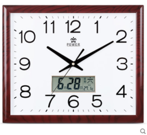 Overlord Wall Clock Household Rectangular Mute Minimalist Modern Chinese Style Pocket Watch Living Room Office Wall Clocks Fashionable Wall Clock