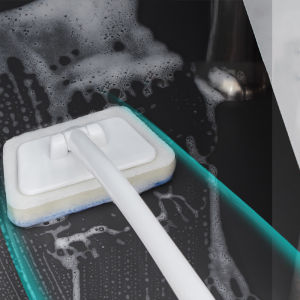 Bathroom Wall Brush Long Handle Removable Household Floor Bathtub Brushes Ceramic Tile Sponge Cleaning Brush