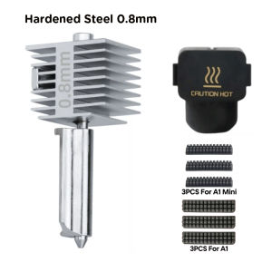 begrint | Hardened Steel Nozzle Hotend Integrated Structure High Temp Fast Printing Hot End For Bambu Lab A1 A1 Mini A2L 3D Printer Parts