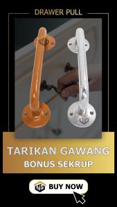 Gagang Pintu & Tarikan Laci Lemari TEBAL 12cm