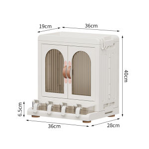 Kitchen Multi-Function Seasoning Rack Chopsticks Knife Holder Storage Cabinet Organizer Plastic Material Luxury Style Portable Design