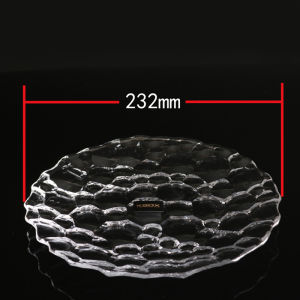 Modern Large Size Crystal Glass Fruit Basket Living Room Decorative Candy Tray Greenlem Nordic Style Dining Utensils Fruit Bowl