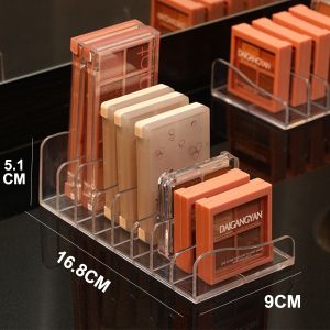 Khay Đựng Phấn Mắt Má Hồng Đồ Trang Điểm 7 Ngăn Trong Suốt