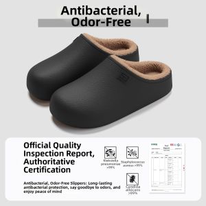 BAIMUQINGCHEN | Waterproof Non-slip Thermal Padded Womens Slippers