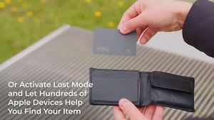 Tag การ์ดติดตามกระเป๋าสตางค์ GPS CARD locator แท็กอัจฉริยะ iPhone ios อุปกรณ์ Find My Airtag Key Finder ตัวติดตามบลูทูธ